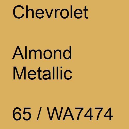 Chevrolet, Almond Metallic, 65 / WA7474.